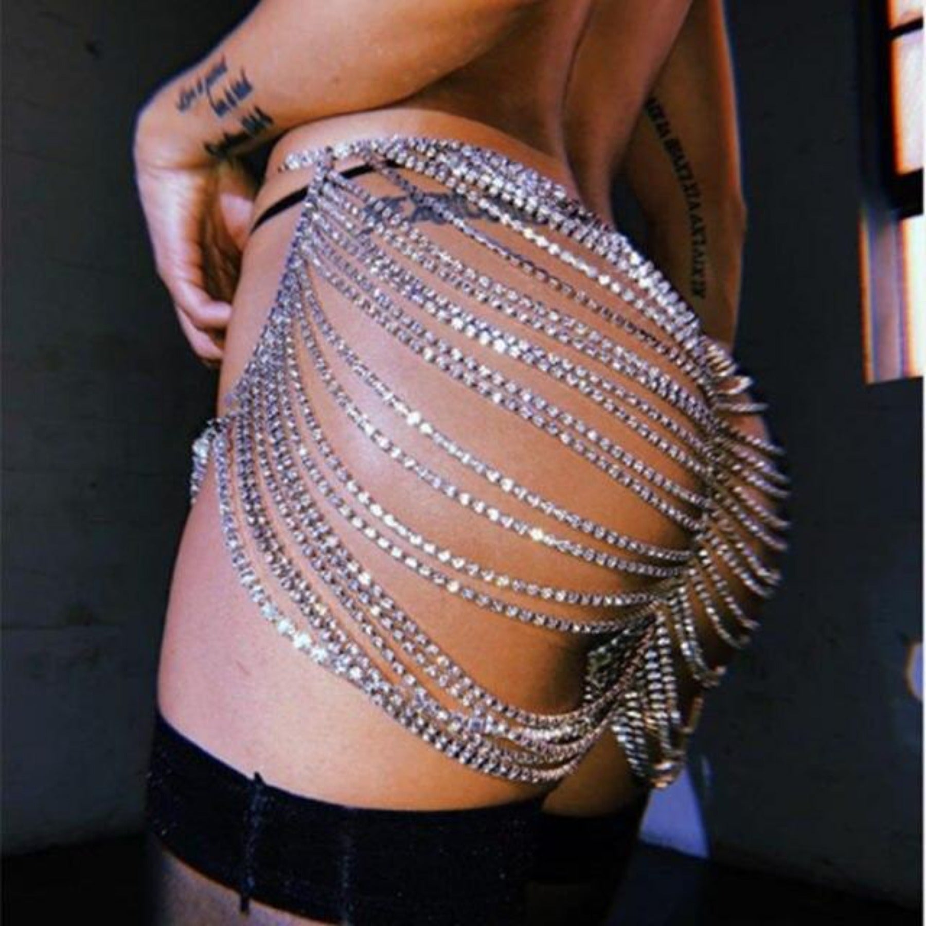 OhSaucy Apparel & Accessories Fling Bling ™  Party Bikini Chains in Gold Or Silver