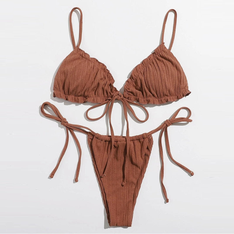 Holiday Bikini Set Available in 4 Solid Coolers - OH Saucy