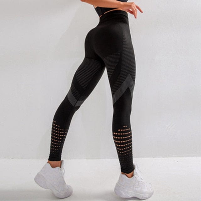 High Waist Seamless Fitness Leggings - OhSaucy