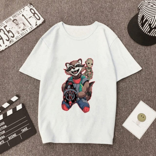 New Arrival Cute I am Groot Print Female Tshirt Marvel T-Shirt - OhSaucy