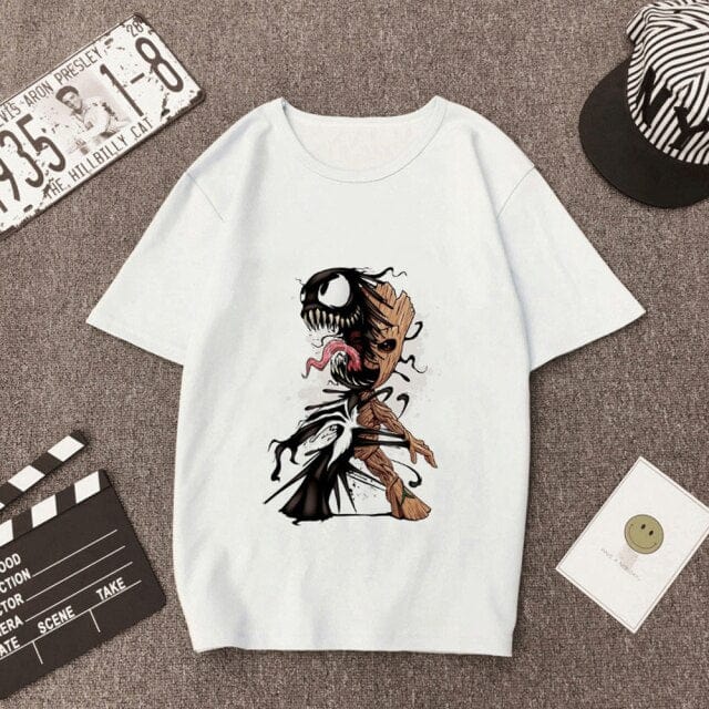 New Arrival Cute I am Groot Print Female Tshirt Marvel T-Shirt - OhSaucy