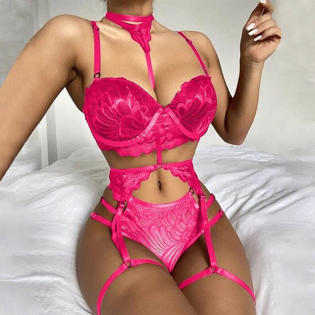 Plus Size Bodysuit Women Ladies Strap Lace Crochet Cutout Body Woman Lingerie Bodysuits Embroidery Jumpsuit Skinny Sexy Playsuit - OhSaucy