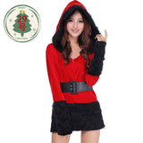 OHS seasonal 29 / One Size Ladies Cosplay Costume Christmas Santa Claus  Sexy Red and White