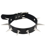 Erotic Sexy Leather Bondage Harness Strap of Punk Choker Collar with Metal Chain for Women Fetish Cosplay Goth Jewelry Accessory - OhSaucy