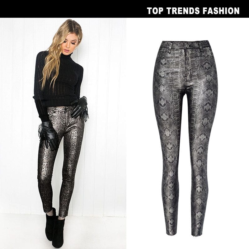 Fashion Leather Pants Jeggings 2021 - OhSaucy