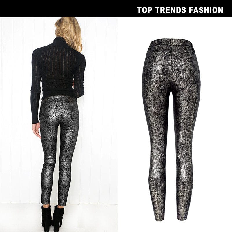 Fashion Leather Pants Jeggings 2021 - OhSaucy