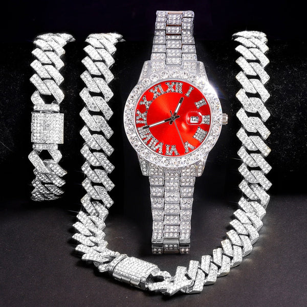 OHS jewelery a set of  Watch 3 / width 15mm / DRIP ICY