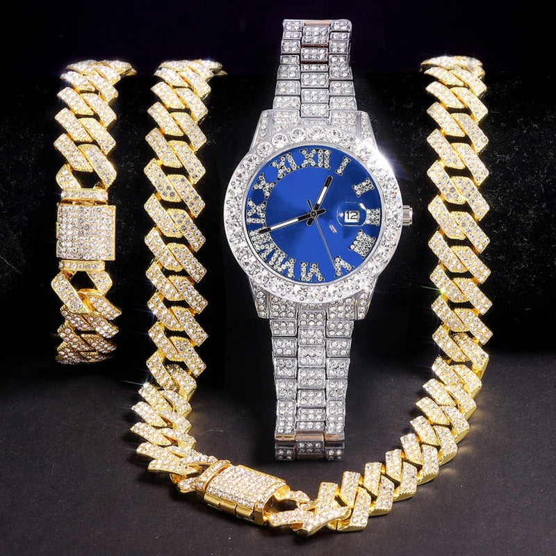 OHS jewelery a set of  Watch / width 15mm /DRIP ICY