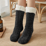 OHS seasonal HK55010-3 / EU(35-42) New Women Socks Winter Warm Thick Soft Sleep Socks Winter Sale 20%