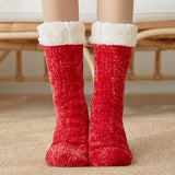 OHS seasonal HK55010-4 / EU(35-42) New Women Socks Winter Warm Thick Soft Sleep Socks Winter Sale 20%