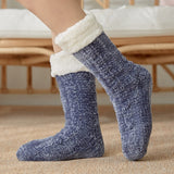 OHS seasonal HK55010-5 / EU(35-42) New Women Socks Winter Warm Thick Soft Sleep Socks Winter Sale 20%