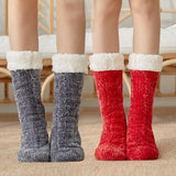 OHS seasonal New Women Socks Winter Warm Thick Soft Sleep Socks Winter Sale 20%