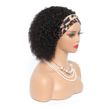 OHS hair 14inches / 150 Denstiy|Afro kinky curly Nylah B Brazilian Kinky Curly Headband Wig - Human Hair 8-30 Inch Glueless Wigs for Women