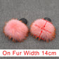 OHS sliders Pink Orange Tip 14cm / US 5 / China "NylahNY" 14cm Wider Fit - Fur Women Shoes Sandals - Real Raccoon Fur Slippers Sliders