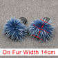OHS shoes "NylahNY" 14cm Wider Fit - Fur Women Shoes Sandals - Real Raccoon Fur Slippers Sliders