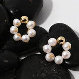 Oh Saucy Apparel & Accessories > Jewelry > Earrings gold Oh Pearl and Gold