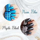 Oh Saucy Beauty & Health Neon Blue Oh SAUCY Metallic Mirror Look Nail Polish