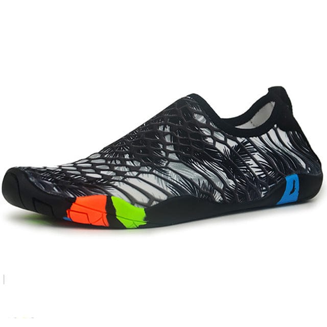 Oh Saucy Shoes black / 13 Oh Shellfish - Active Water Shoes Men/Women | Barefoot Outdoor Beach Sandals | Plus Size | Nonslip River Sea Diving Sneakers