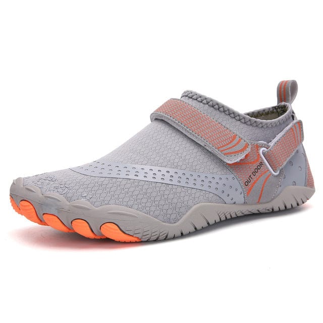 Oh Saucy Shoes grey / 9 Oh Shellfish - Active Water Shoes Men/Women | Barefoot Outdoor Beach Sandals | Plus Size | Nonslip River Sea Diving Sneakers