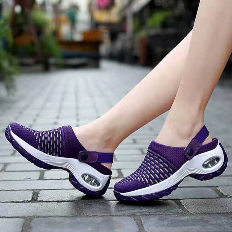 Oh Saucy Activewear OHS Summer Walking Yoga Workout Sandals Breathable Mesh Air Cushion Sneakers