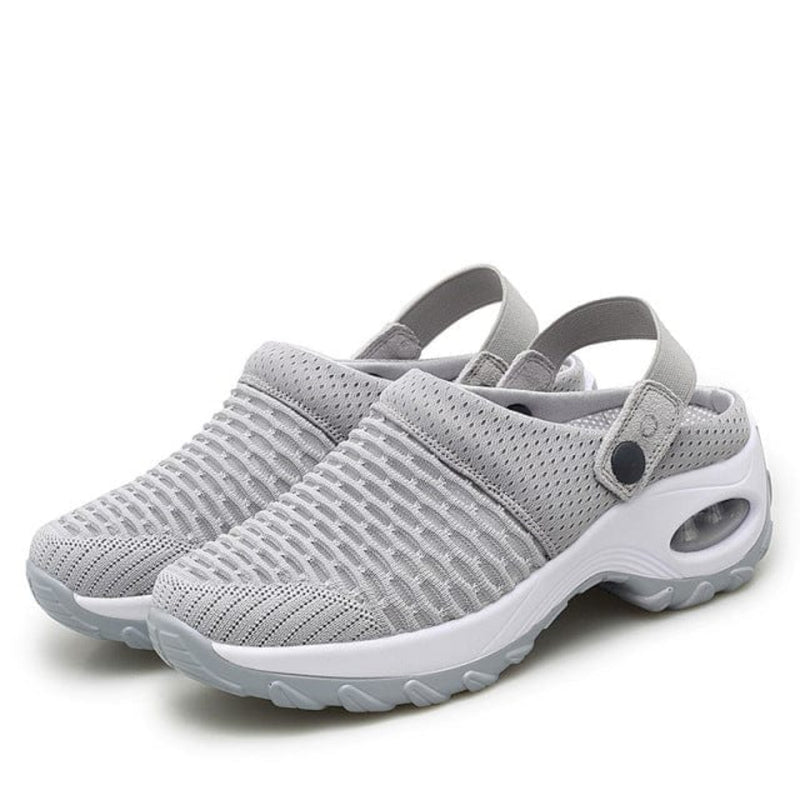 Oh Saucy Activewear gray / 37 OHS Summer Walking Yoga Workout Sandals Breathable Mesh Air Cushion Sneakers