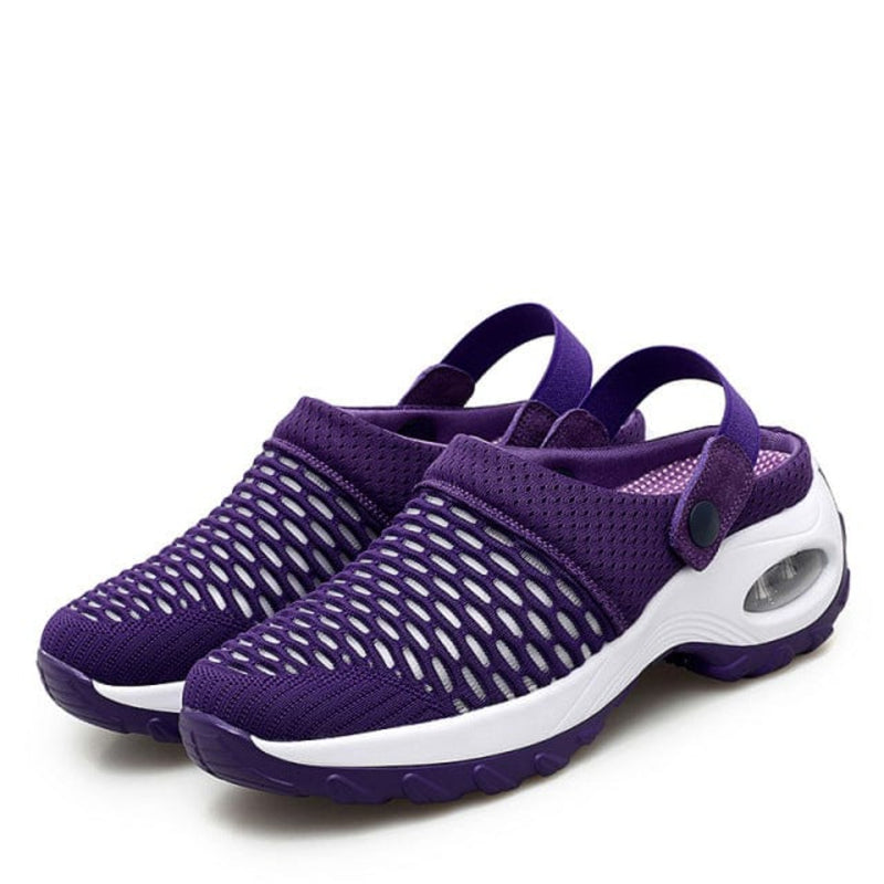 Oh Saucy Activewear Purple / 41 OHS Summer Walking Yoga Workout Sandals Breathable Mesh Air Cushion Sneakers