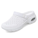 Oh Saucy Activewear white / 37 OHS Summer Walking Yoga Workout Sandals Breathable Mesh Air Cushion Sneakers