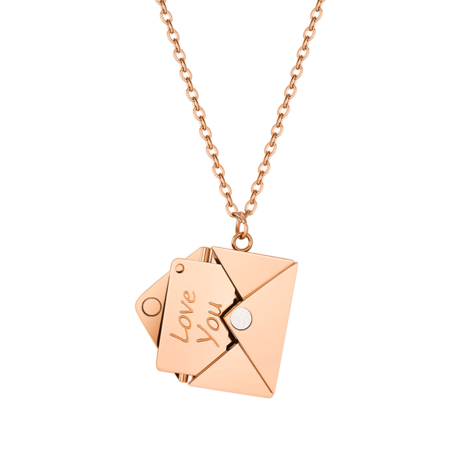 Oh Saucy OhSaucy Lux 18kt Love Letter Necklace