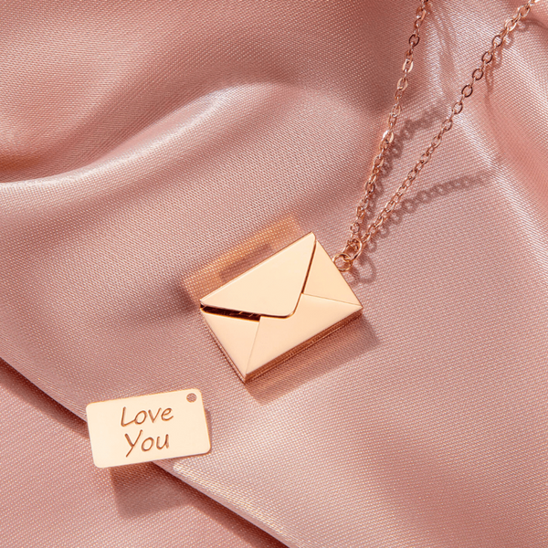 Oh Saucy OhSaucy Lux 18kt Love Letter Necklace