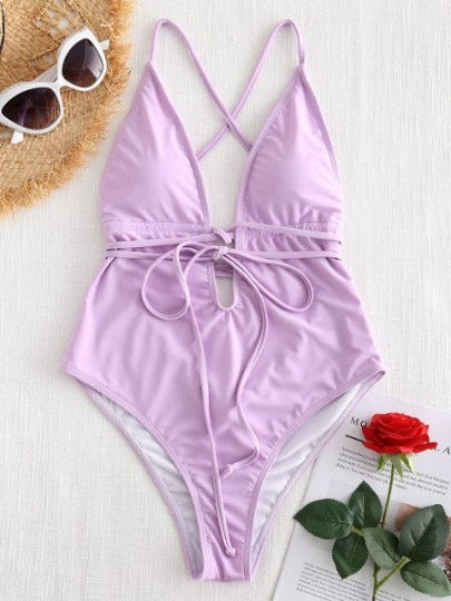 Sexy Solid Women Swimwear - OhSaucy