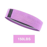 OhSaucy Purple--150LBS Pro - Fitness Resistance Bands Xtra-Wide - Free Carry bag
