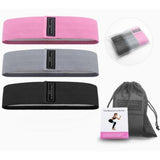 OhSaucy Universal 3PCS Set 2 Pro - Fitness Resistance Bands Xtra-Wide - Free Carry bag
