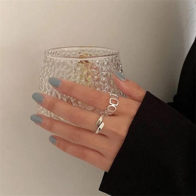 Oh Saucy Body Jewellery 54330 Quality Multi Finger Rings For Women 3/4/5 PCS Sets
