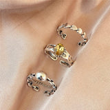 Oh Saucy Body Jewellery OV5324702 Quality Multi Finger Rings For Women 3/4/5 PCS Sets