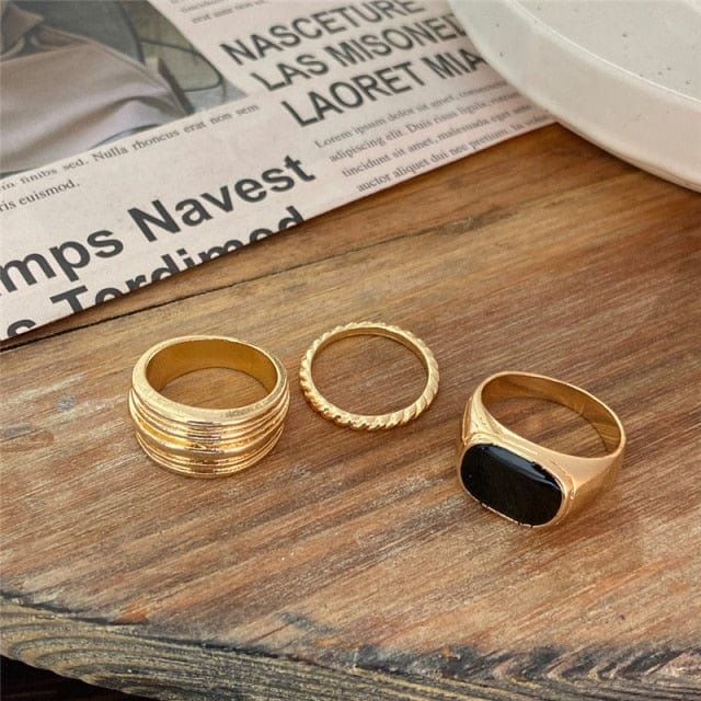 Oh Saucy Body Jewellery OV53467 Quality Multi Finger Rings For Women 3/4/5 PCS Sets