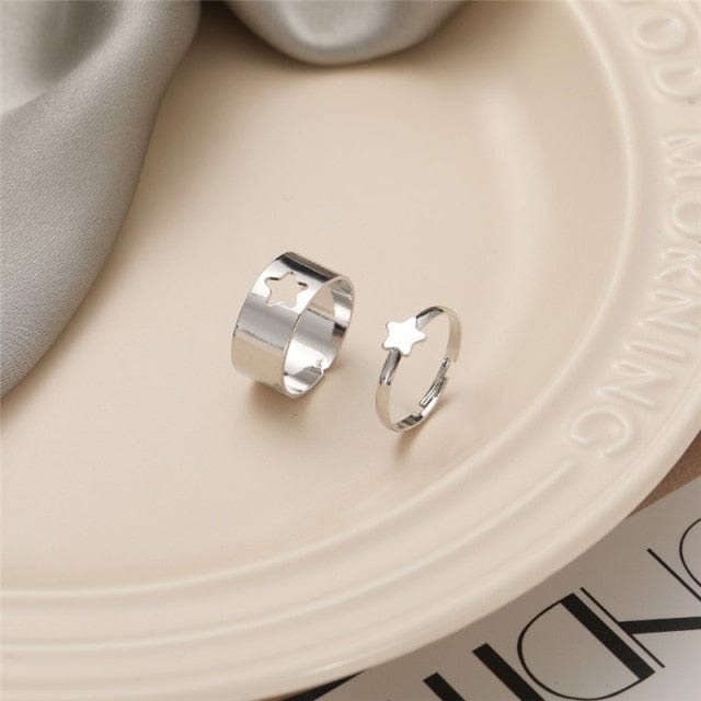 Oh Saucy Body Jewellery OV5379602 Quality Multi Finger Rings For Women 3/4/5 PCS Sets