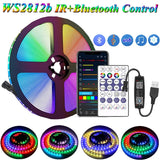 Oh Saucy home WS2812b IR Bluetooth / 1m "Rainbow Tape" LED Strip Light Home Party Decoration