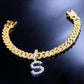 3 Colors Simple Chain Anklets With Letter For Women Foot Jewelry Leg Chain Rhinestone Ankle Women Lingerie Erotic Accessories - OhSaucy