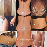 Oh Saucy Body Jewellery Rhinestone Belly Chains ~  Body Bling Accessories