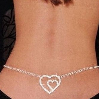 Oh Saucy Body Jewellery YLBC048 Rhinestone Belly Chains ~  Body Bling Accessories