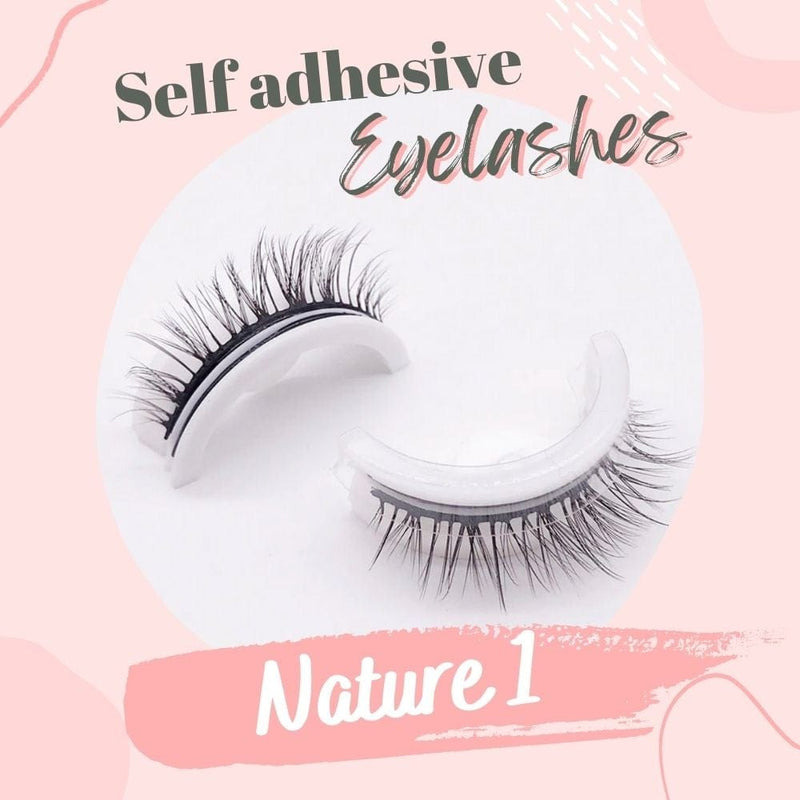 Oh Saucy Beauty & Health Nature 2 / 1 Pair Self Adhesive Waterproof Reusable Eyelashes