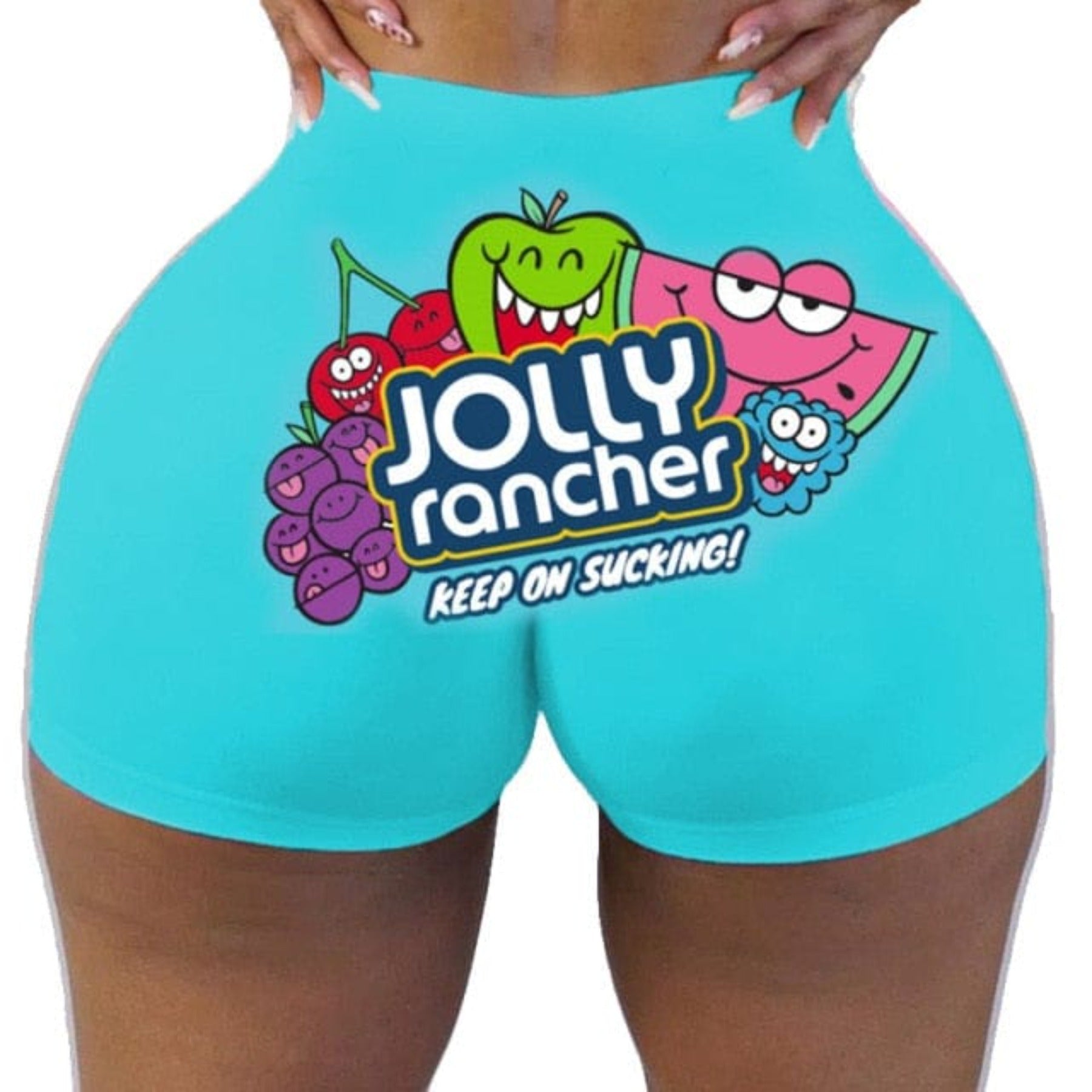 OhSaucy 10 / L Sexy High Waist Booty Shorts Plus Size Great Prints S To 3XL