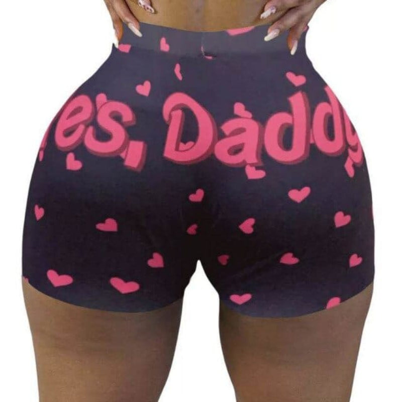 OhSaucy 7 / XXL Sexy High Waist Booty Shorts Plus Size Great Prints S To 3XL
