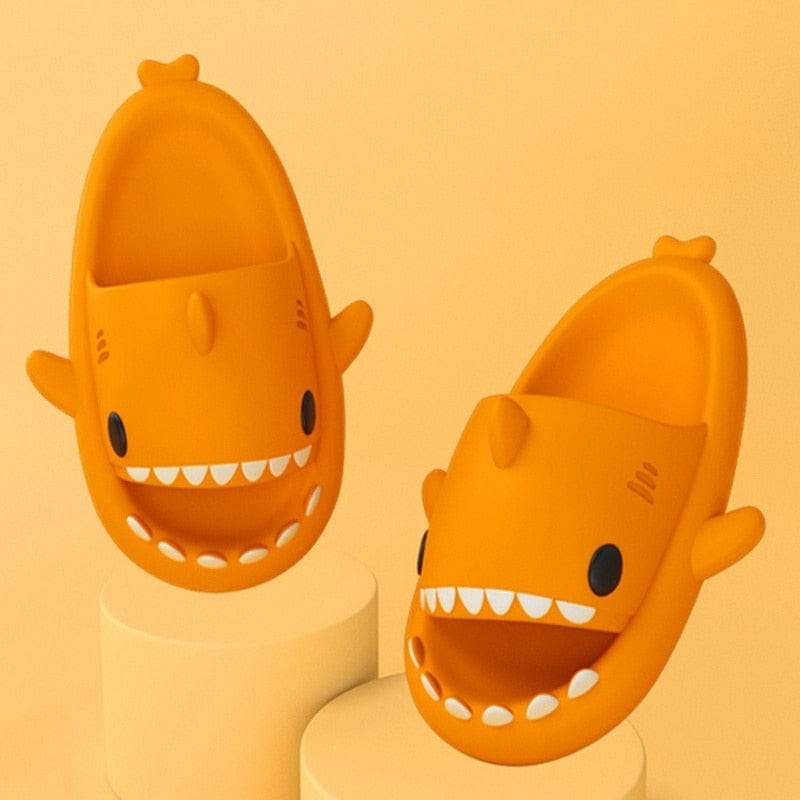 Oh Saucy 0 A-orange / 36-37 Sharky™ Shark Sliders - Super Soft, Comfy, Silent and Anti-slip Outdoor Indoor Funny Slippers