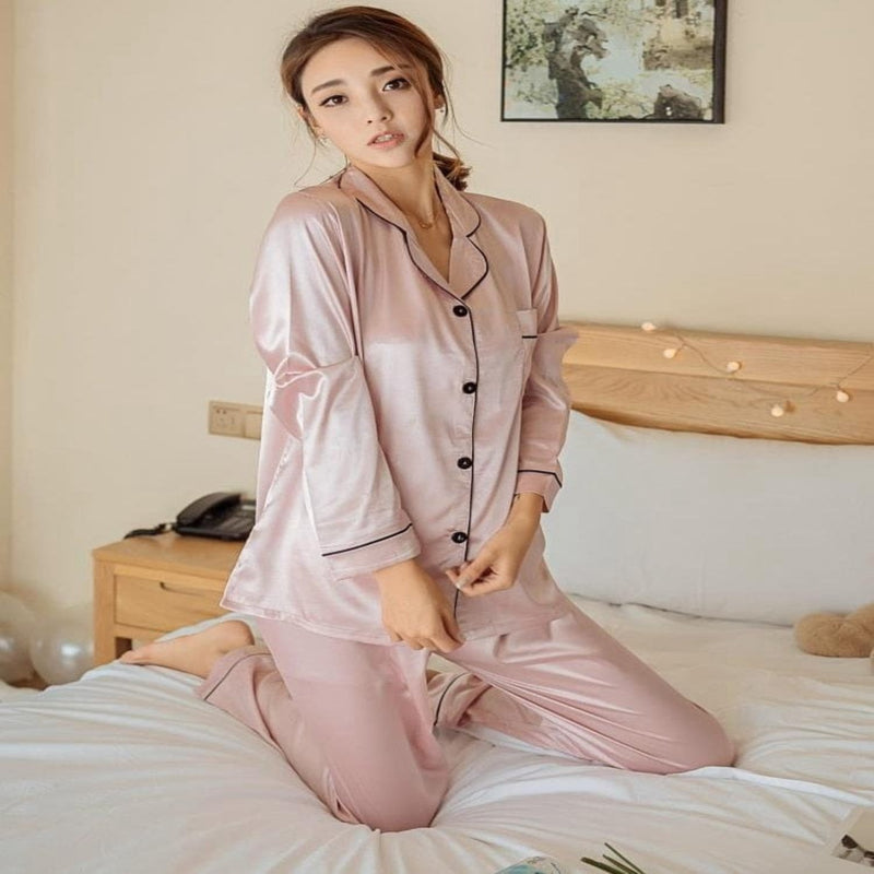 OhSaucy Silk Satin Pyjamas Set to XXXXXL Luxurylifestyle