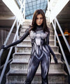 OhSaucy black / SilkySam Cosplay Designs - Black Venom Costume - Female Bodysuit