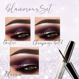 Oh Saucy Eyeliner Glamorous Set(Bonfire+Champaign Gold+Blossom)🔥40% OFF🔥 Sparkling Glitter Eyeliner