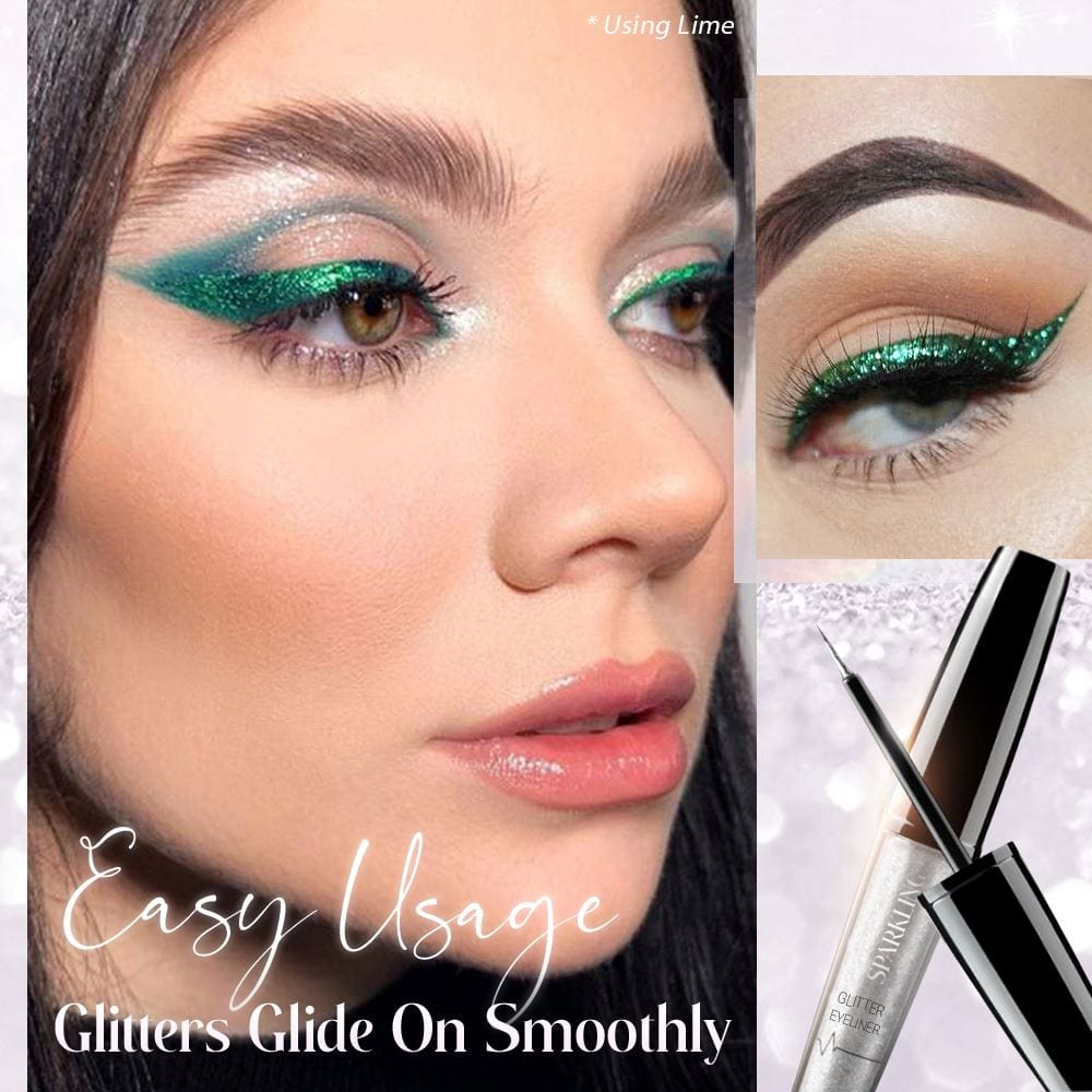 Oh Saucy Eyeliner Lime Sparkling Glitter Eyeliner