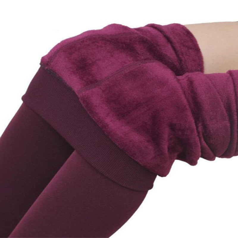 OHS pants K018 Wine red / M Sugar™️ Fleece Lined Leggings Colour Blast Collection
