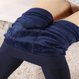 OHS pants K018 Navy / M Sugar™️ PLUS SIZE Fleece Lined Leggings Colour Blast Collection